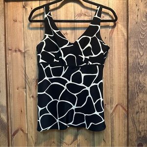 Ann Taylor printed tank/shell. Size 4P